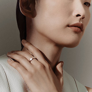 【エレガント】HERMES Anello Clou de forge, modello piccolo エレガント】HERMES Anello Clou de forge， modello piccolo